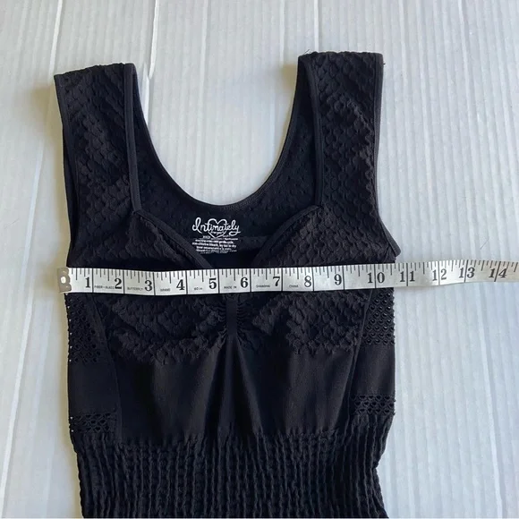 Intimately Free People Dress Womens XS/S Bodycon Tight Black Dress Cut Out - Picture 8 of 15
